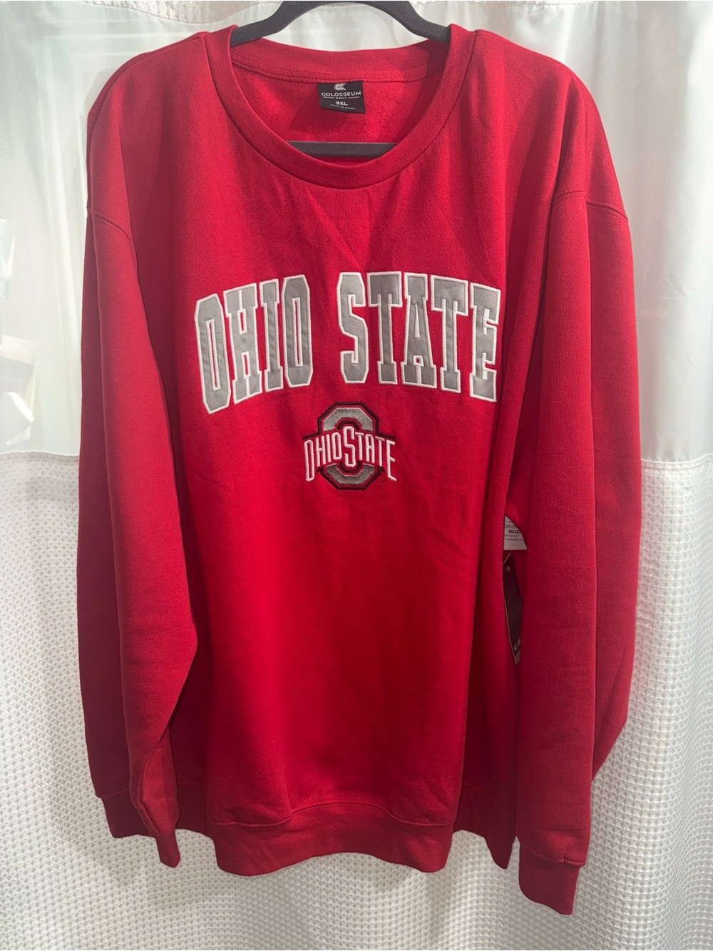Colosseum Red Men's 3XL Crewneck Tee